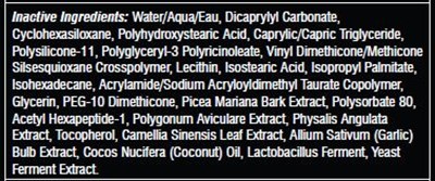 See Attached Inactive Ingredients Image (Dmk Md Satinscreen Inactive Ingredients)